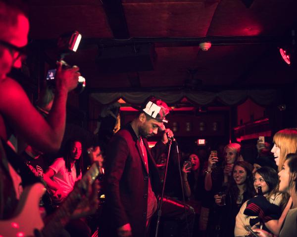 Miguel at Ortlieb's on 2013-10-19.