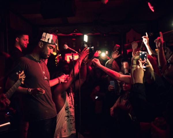 Miguel at Ortlieb's on 2013-10-19.