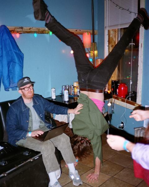 Algernon Cadwallader photographd by Scott Troyan in December 2022 at Johnny Brenda's.