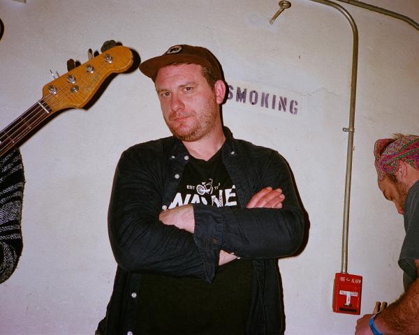 Algernon Cadwallader photographd by Scott Troyan in December 2022 at Johnny Brenda's.